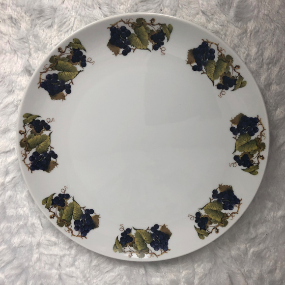 House of Prill Procelain Dinner Plate & Custard - Picture 3 of 4